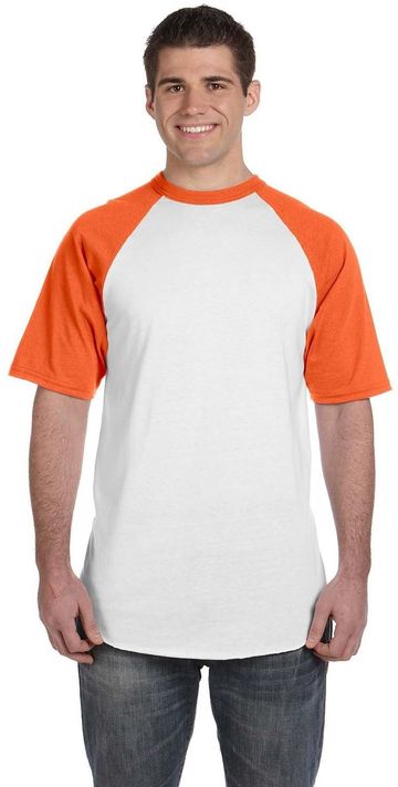 Augusta Adult Unisex 4.8 oz., 50% polyester, 50% cotton Short Sleeve Baseball Jersey